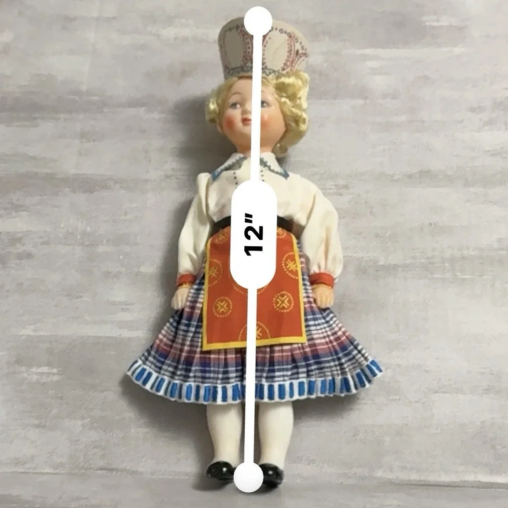 Vintage NEW Russian USSR Soviet Moscow‎ Toy Co. Estonian 1960s -70s Doll